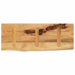 vidaXL Blat de masă margine naturală, 90x30x2,5 cm, lemn masiv mango