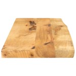vidaXL Blat de masă margine naturală, 90x40x2,5 cm, lemn masiv mango vidaXL Blat de masă margine naturală, 90x40x2,5 cm, lemn masiv mango