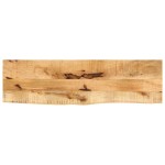 vidaXL Blat de masă margine naturală, 100x40x2,5 cm, lemn masiv mango