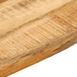 vidaXL Blat de masă margine naturală, 60x60x2,5 cm, lemn masiv mango