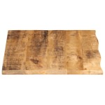 vidaXL Blat de masă margine naturală, 90x60x2,5 cm, lemn masiv mango vidaXL Blat de masă margine naturală, 90x60x2,5 cm, lemn masiv mango