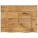 vidaXL Blat de masă margine naturală, 90x60x2,5 cm, lemn masiv mango vidaXL Blat de masă margine naturală, 90x60x2,5 cm, lemn masiv mango