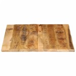 vidaXL Blat de masă margine naturală, 90x80x2,5 cm, lemn masiv mango vidaXL Blat de masă margine naturală, 90x80x2,5 cm, lemn masiv mango