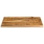 vidaXL Blat de masă margine naturală, 100x80x2,5 cm, lemn masiv mango vidaXL Blat de masă margine naturală, 100x80x2,5 cm, lemn masiv mango