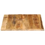 vidaXL Blat de masă margine naturală, 100x80x2,5 cm, lemn masiv mango vidaXL Blat de masă margine naturală, 100x80x2,5 cm, lemn masiv mango