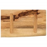 vidaXL Blat de masă margine naturală, 60x20x3,8 cm, lemn masiv mango vidaXL Blat de masă margine naturală, 60x20x3,8 cm, lemn masiv mango