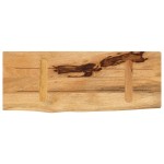vidaXL Blat de masă margine naturală, 80x20x3,8 cm, lemn masiv mango vidaXL Blat de masă margine naturală, 80x20x3,8 cm, lemn masiv mango