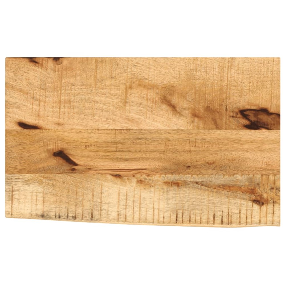 vidaXL Blat de masă margine naturală, 50x30x3,8 cm, lemn masiv mango