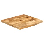 vidaXL Blat de masă margine naturală, 40x40x3,8 cm, lemn masiv mango vidaXL Blat de masă margine naturală, 40x40x3,8 cm, lemn masiv mango