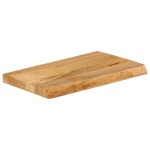 vidaXL Blat de masă contur organic 60x30x2,5 cm lemn masiv de mango