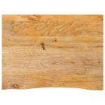 vidaXL Blat de masă contur organic 80x60x2,5 cm lemn masiv de mango vidaXL Blat de masă contur organic 80x60x2,5 cm lemn masiv de mango