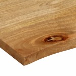 vidaXL Blat de masă contur organic 80x80x2,5 cm lemn masiv de mango vidaXL Blat de masă contur organic 80x80x2,5 cm lemn masiv de mango