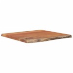 vidaXL Blat masă 40x40x2,5 cm dreptunghiular lemn acacia margine vie
