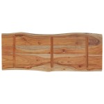 vidaXL Blat masă 90x40x2,5 cm dreptunghiular lemn acacia margine vie