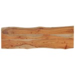 vidaXL Blat masă 110x40x2,5 cm dreptunghiular lemn acacia margine vie