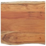 vidaXL Blat masă pătrat, 60x60x2,5 cm lemn masiv acacia contur natural vidaXL Blat masă pătrat, 60x60x2,5 cm lemn masiv acacia contur natural