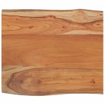 vidaXL Blat masă 70x60x2,5cm dreptunghiular lemn acacia contur natural