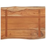 vidaXL Blat masă 80x60x2,5cm dreptunghiular lemn acacia contur natural vidaXL Blat masă 80x60x2,5cm dreptunghiular lemn acacia contur natural