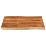 vidaXL Blat masă, 90x60x2,5 cm dreptunghiular lemn acacia margine vie