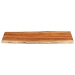 vidaXL Blat masă, 140x60x2,5 cm dreptunghiular lemn acacia margine vie