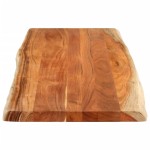 vidaXL Blat masă, 140x60x2,5 cm dreptunghiular lemn acacia margine vie
