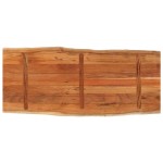 vidaXL Blat masă, 140x60x2,5 cm dreptunghiular lemn acacia margine vie