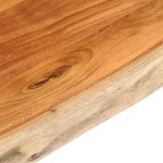 vidaXL Blat masă, 140x60x2,5 cm dreptunghiular lemn acacia margine vie