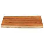 vidaXL Blat masă, 90x80x2,5 cm dreptunghiular lemn acacia margine vie
