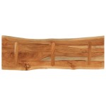 vidaXL Blat masă 110x40x3,8 cm dreptunghiular lemn acacia margine vie