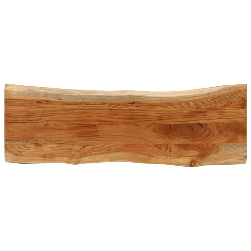 vidaXL Blat masă 120x40x3,8 cm dreptunghiular lemn acacia margine vie