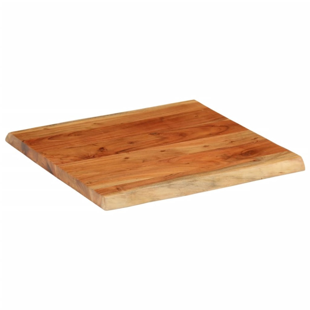 vidaXL Blat de masă pătrată 60x60x3,8 cm lemn masiv acacia margine vie