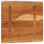 vidaXL Blat de masă pătrată 60x60x3,8 cm lemn masiv acacia margine vie