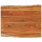vidaXL Blat masă 90x80x3,8 cm dreptunghiular lemn acacia margine vie vidaXL Blat masă 90x80x3,8 cm dreptunghiular lemn acacia margine vie