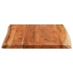 vidaXL Blat masă 90x80x3,8 cm dreptunghiular lemn acacia margine vie vidaXL Blat masă 90x80x3,8 cm dreptunghiular lemn acacia margine vie