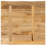 vidaXL Blat de masă contur organic 40x40x2,5 cm lemn masiv mango brut vidaXL Blat de masă contur organic 40x40x2,5 cm lemn masiv mango brut