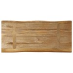 vidaXL Blat de masă contur organic 80x40x2,5 cm lemn masiv mango brut