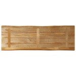 vidaXL Blat de masă contur natural 120x40x2,5 cm lemn masiv mango brut
