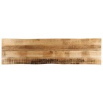vidaXL Blat de masă contur natural 180x40x2,5 cm lemn masiv mango brut