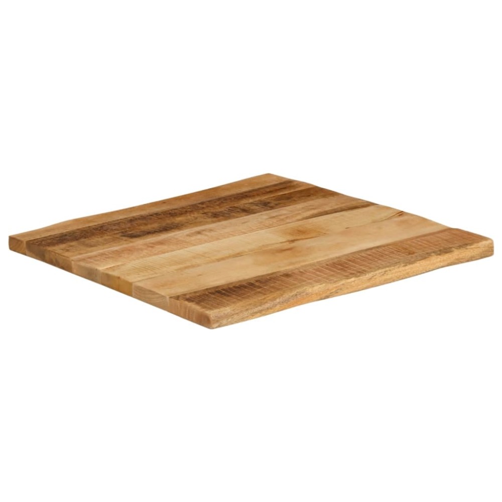 vidaXL Blat de masă contur natural 60x60x2,5 cm lemn masiv mango brut