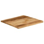 vidaXL Blat de masă contur natural 60x60x2,5 cm lemn masiv mango brut vidaXL Blat de masă contur natural 60x60x2,5 cm lemn masiv mango brut