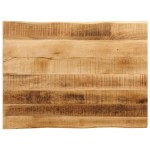 vidaXL Blat de masă contur natural 80x60x2,5 cm lemn masiv mango brut vidaXL Blat de masă contur natural 80x60x2,5 cm lemn masiv mango brut