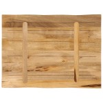 vidaXL Blat de masă contur natural 80x60x2,5 cm lemn masiv mango brut vidaXL Blat de masă contur natural 80x60x2,5 cm lemn masiv mango brut