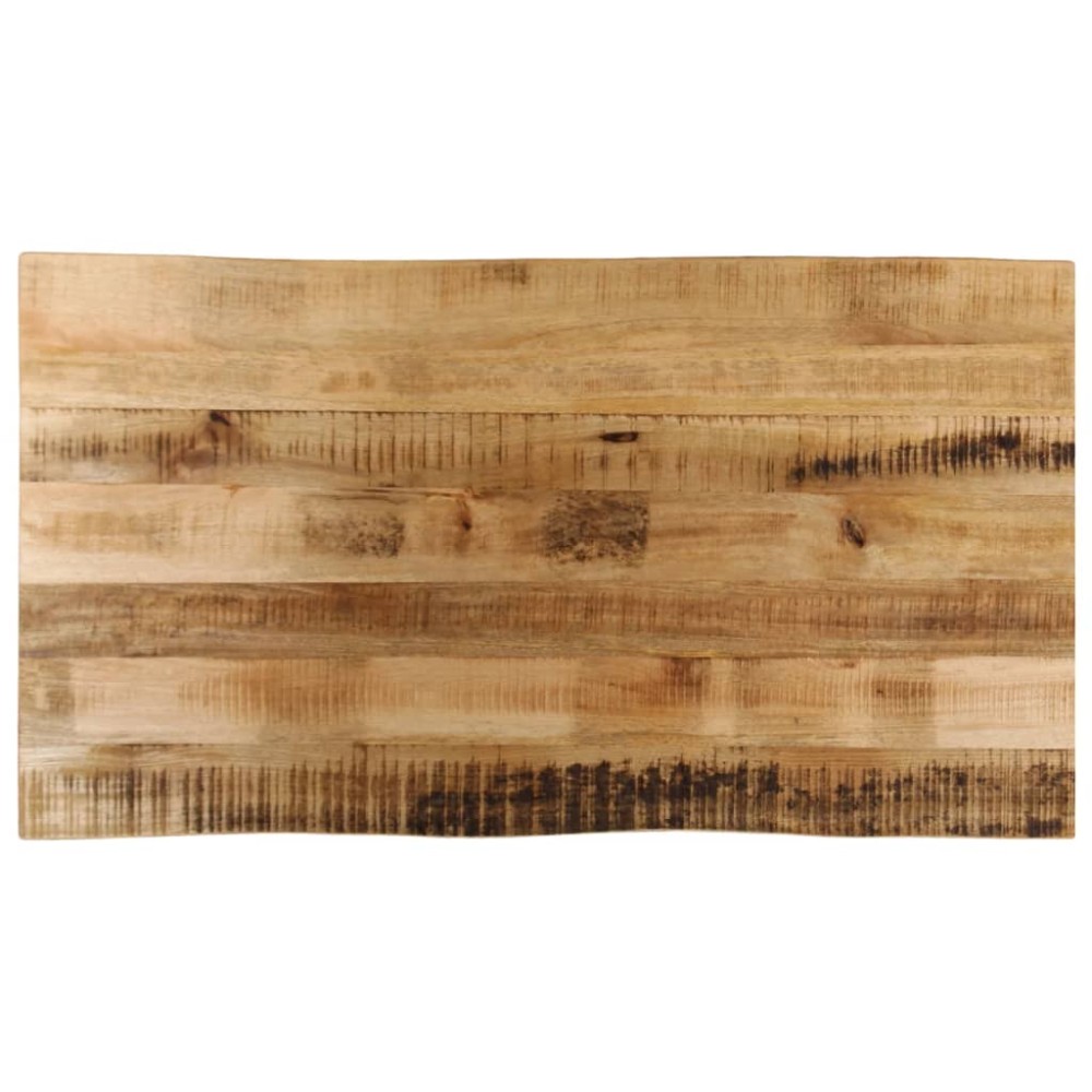 vidaXL Blat de masă contur organic 100x60x2,5 cm lemn masiv mango brut