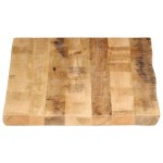 vidaXL Blat de masă contur organic 100x60x2,5 cm lemn masiv mango brut vidaXL Blat de masă contur organic 100x60x2,5 cm lemn masiv mango brut