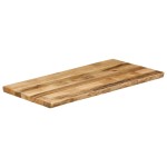 vidaXL Blat de masă contur organic 120x60x2,5 cm lemn masiv mango brut