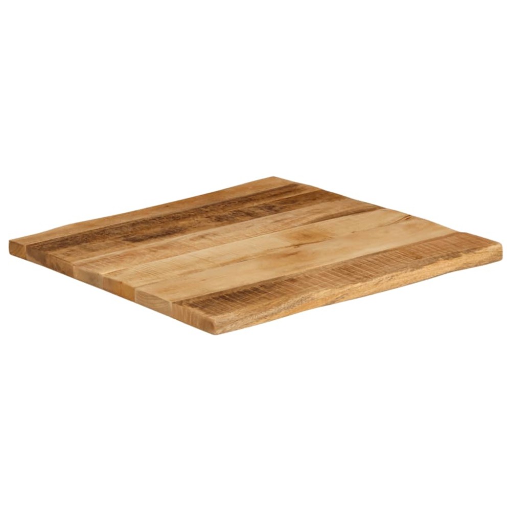 vidaXL Blat de masă contur organic 80x80x2,5 cm lemn masiv mango brut
