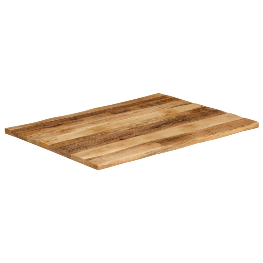 vidaXL Blat de masă contur organic 100x80x2,5 cm lemn masiv mango brut