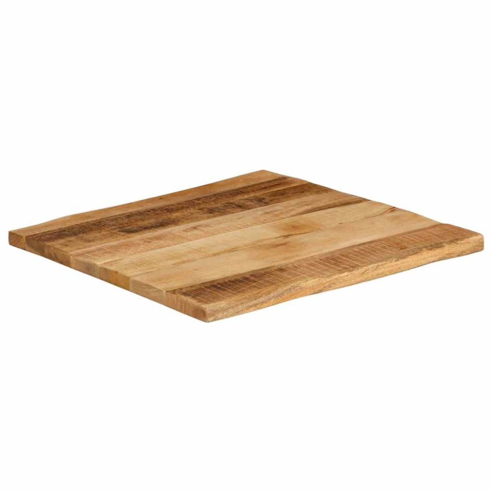 vidaXL Blat de masă contur organic 40x40x3,8 cm lemn masiv mango brut
