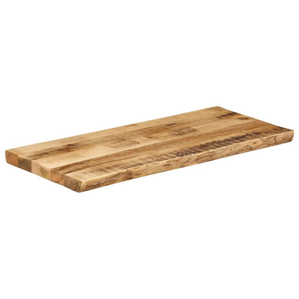 vidaXL Blat de masă contur organic 90x40x3,8 cm lemn masiv mango brut