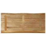 vidaXL Blat de masă contur organic 90x40x3,8 cm lemn masiv mango brut vidaXL Blat de masă contur organic 90x40x3,8 cm lemn masiv mango brut